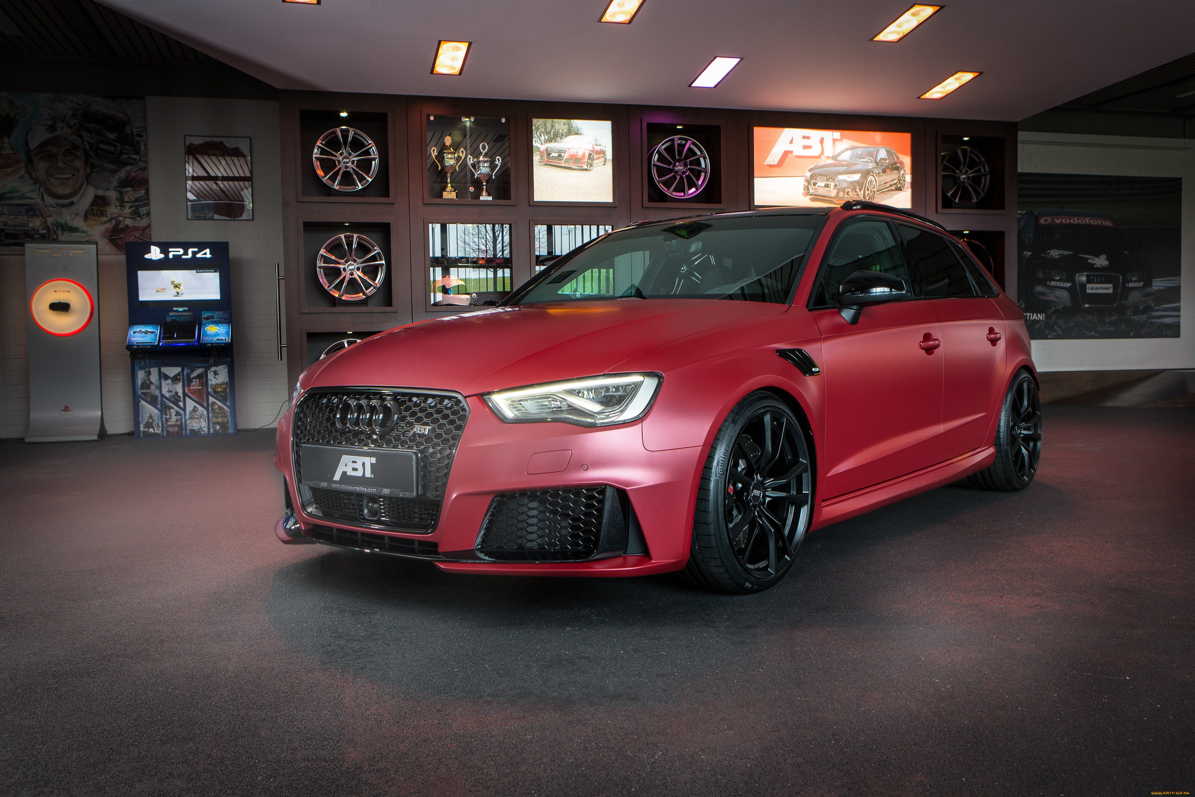 Audi rs6 красный матовый